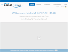 Tablet Screenshot of mundusfluid.de